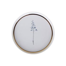 Porland Botanical Desen8 18 cm 6 Adet Düz Tabak