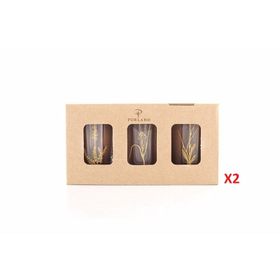 Porland Botanical Mini 3'lü 100 cc 2'li Bardak Takımı