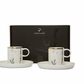 Porland Botanical Serisi 80 cc 2 Kişilik Kahve Takımı