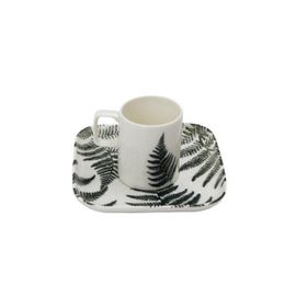 Porland Botanical Tabaklı 6lı 85 cc Kahve Fincanı