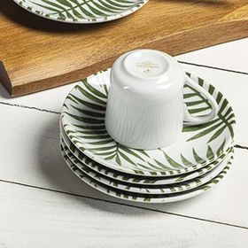 Porland Botanik 6 Kişilik 12 Parça 72 cc Kahve Takımı