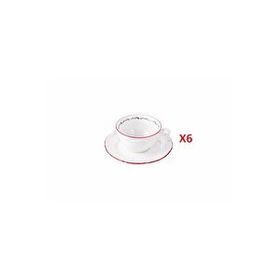 Porland Caribou 180 cc 6'lı Tabaklı Çay Fincanı