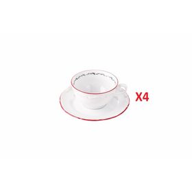 Porland Caribou 180 cc Tabaklı Çay Fincanı
