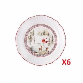 Porland Caribou 19 cm 6'lı Düz Tabak
