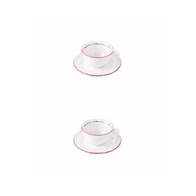 Porland Caribou Tabaklı 180 cc 2'li Çay Fincanı