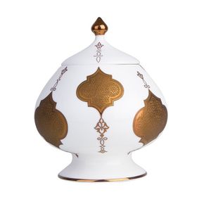 Porland Cezri 16 cm Kapaklı Vazo