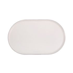 Porland Chopin 32 cm Platin Kayık Tabak