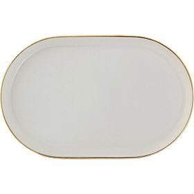 Porland Chopin Altın Yaldız 18 cm Kayık Tabak