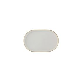 Porland Chopin Altın Yaldız 18 cm Kayık Tabak
