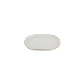 Porland Chopin Altın Yaldız 18 cm Kayık Tabak