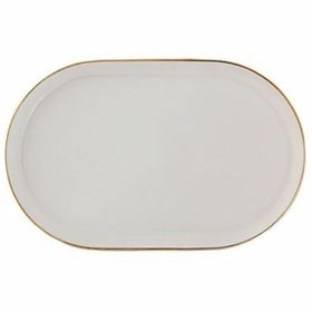 Porland Chopin Altın Yaldız 18 cm Kayık Tabak