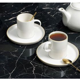 Porland Chopin Altın Yaldız 200 cc 2 Kişilik Çay Fincan Takımı