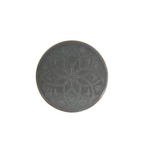 Porland Christina Koyu Gri 27 cm Düz Tabak