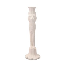 Porland Çita Krem 30 cm Şamdan Mumluk