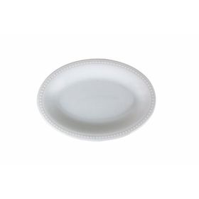 Porland Collet 16 cm 6 Adet Beyaz Desen 2 Kayık Tabak