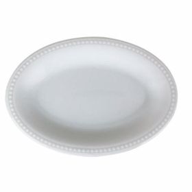 Porland Collet 16 cm 6 Adet Beyaz Desen 2 Kayık Tabak