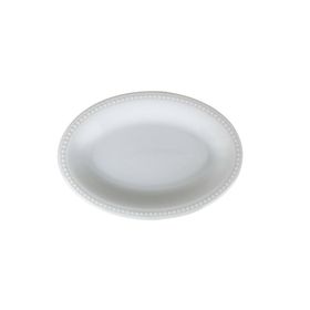 Porland Collet Beyaz 16 cm Desen 2 Kayık Tabak