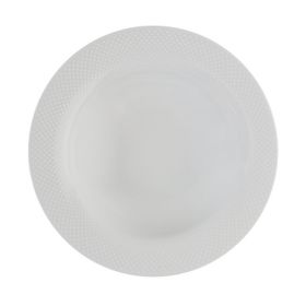 Porland Collet Beyaz 30 cm Desen 1 Çukur Tabak