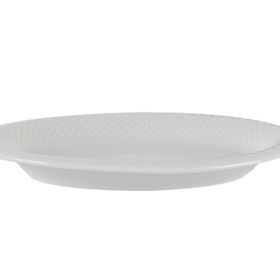 Porland Collet Beyaz Desen1 19 cm 6 Adet Kayık Tabak