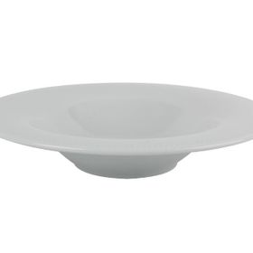 Porland Collet Beyaz Desen2 27 cm 6 Adet Çukur Tabak