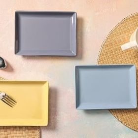 Porland Colored 3 Parça 18 cm Servis ve Sunum Tabağı