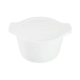 Porland Cookland Isıya Dayanıklı 1.4 lt Porselen Kapaklı Derin Tencere