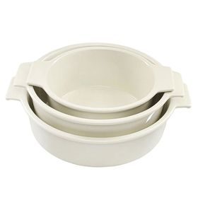 Porland Cookland Isıya Dayanıklı 6 Parça Porselen Siyah Kapaklı Tencere Takımı