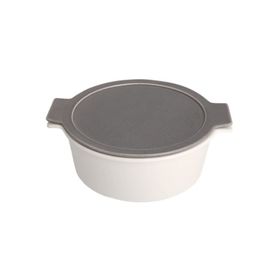 Porland Cookland Isıya Dayanıklı Koyu Gri Kapaklı Derin Tencere
