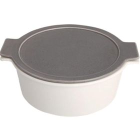 Porland Cookland Isıya Dayanıklı Koyu Gri Kapaklı Derin Tencere