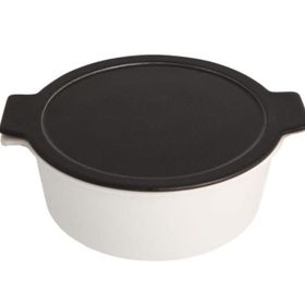 Porland Cookland Isıya Dayanıklı Siyah Kapaklı Derin Tencere