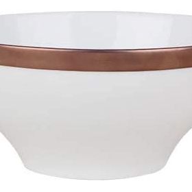 Porland Copper 12 cm Porselen Line Kase