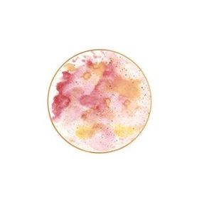Porland Cosmos Desen 1 24 cm Düz Tabak