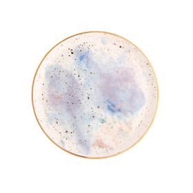 Porland Cosmos Desen4 17 cm 6 Adet Düz Tabak