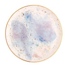Porland Cosmos Desen4 24 cm Düz Tabak