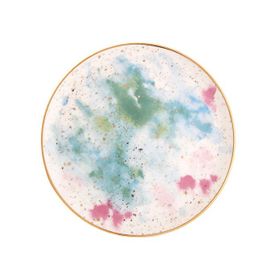 Porland Cosmos Desen6 17 cm 6 Adet Düz Tabak