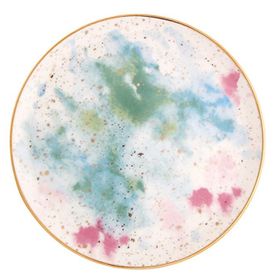 Porland Cosmos Desen6 24 cm Düz Tabak