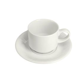 Porland Curve Alumilite 177 cc 6 Adet Tabaklı Çay Fincanı