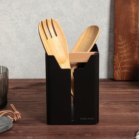 Porland Decipula 14 cm Siyah Kaşıklık