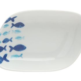 Porland Deep Blue 14 cm Desen 1 Salata Tabağı