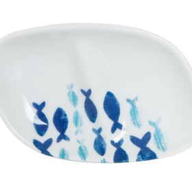 Porland Deep Blue 14 cm Desen 1 Sos Tabağı