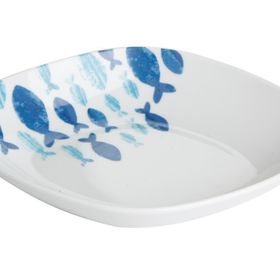 Porland Deep Blue 26 cm Desen 1 Çukur Tabak