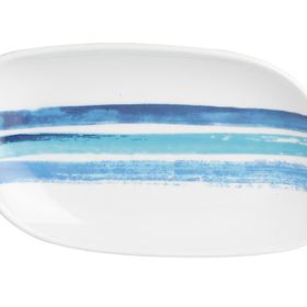 Porland Deep Blue Desen2 31 cm Kayık Tabak
