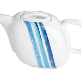 Porland Deep Blue Desen2 420 cc 6 Adet Kapaklı Demlik