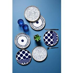 Porland Defolu Spotty 6 Kişilik 20 cm Pasta Takımı
