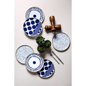 Porland Defolu Spotty 6 Kişilik 20 cm Pasta Takımı