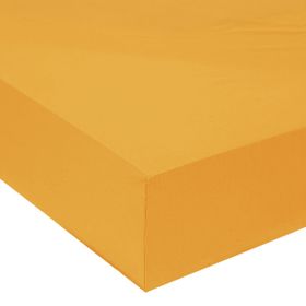 Porland Deluxe Pamuk Ranforce 160x200+30 cm Hardal Çift Kişilik Lastikli Çarşaf