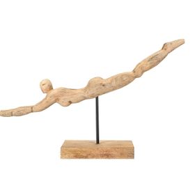 Porland Diving Lady A 54 cm Ahşap Dekoratif Obje