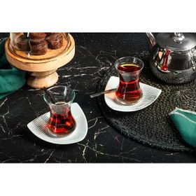 Porland Dots 4 Parça 2 Kişilik Çay Takımı
