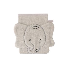 Porland Elephant Gri Havlu Sabunluk