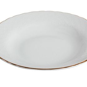 Porland Elizabeth Altın Yaldız 22 cm 6 Adet Çukur Tabak